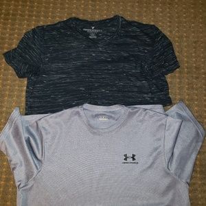 Men's medium American Eagle in under armor dry fit